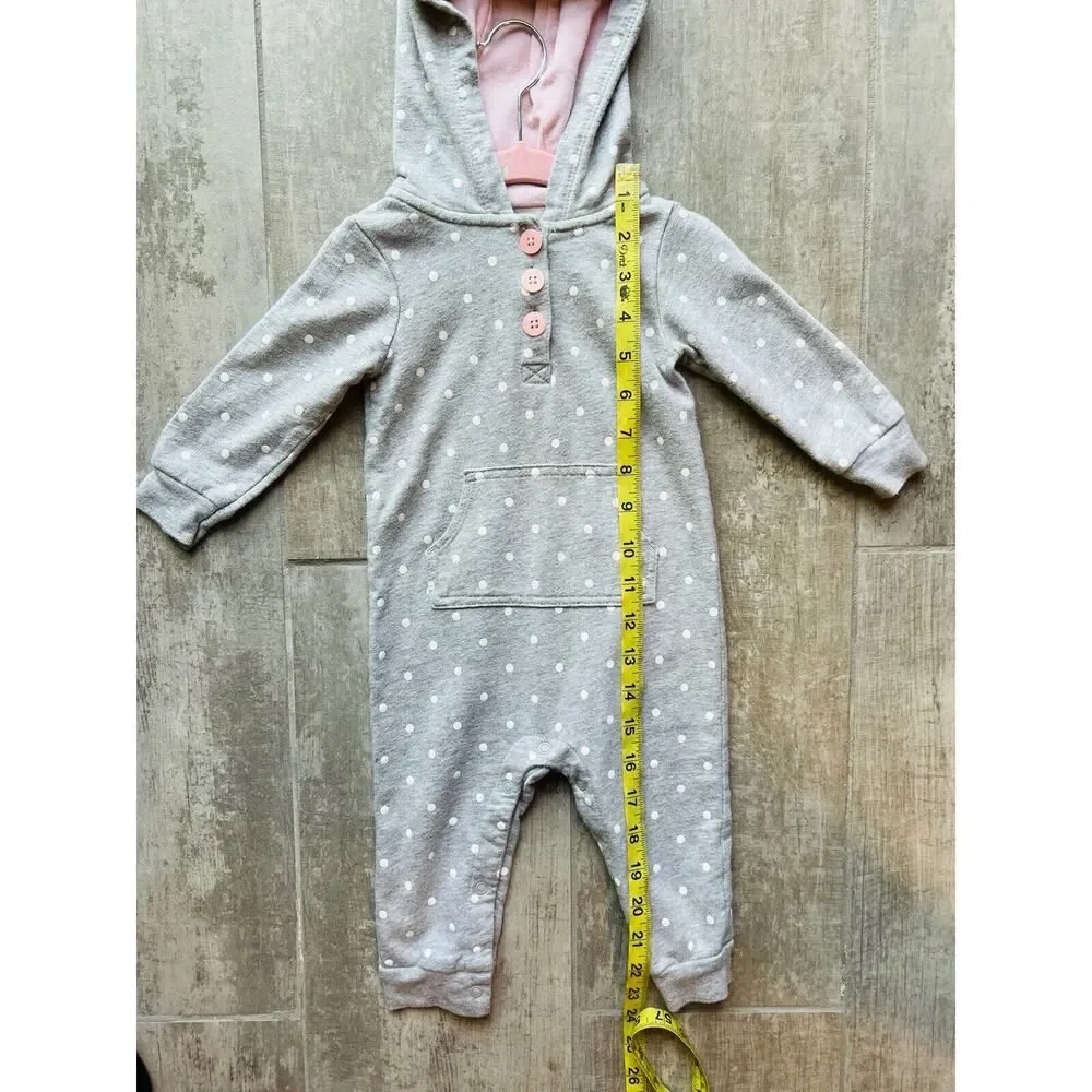 Baby Girl One-Piece Jumpsuit Romper Fall Hooded Outfit Fox Coverall 9 Months
